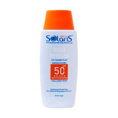 لوسیون آکوا نیوژن ضد آفتاب SPF50 بیرنگ فاقد چربی آردن سولاریس