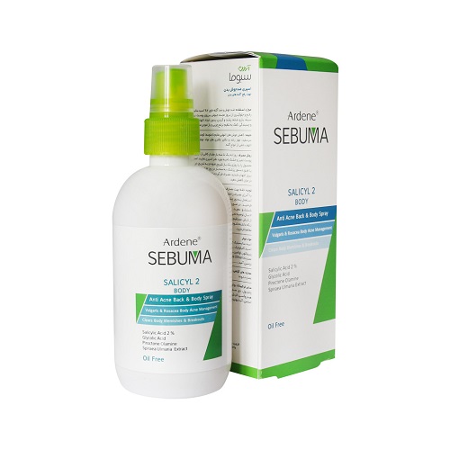 اسپری ضد جوش بدن SALICYL2 آردن سبوما