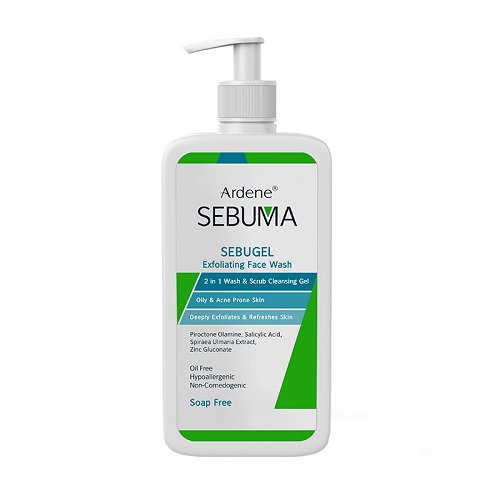 ژل اسکراب شوینده صورت SEBUGEL آردن سبوما