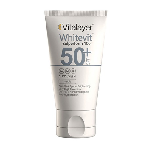کرم ضد آفتاب و ضد لک +SPF50 بی رنگ وایت ویت ویتالیر