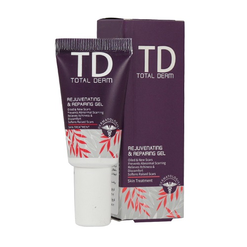 ژل ترمیم کننده پوست صورت توتال درم 15 میلی لیتر - Image 2