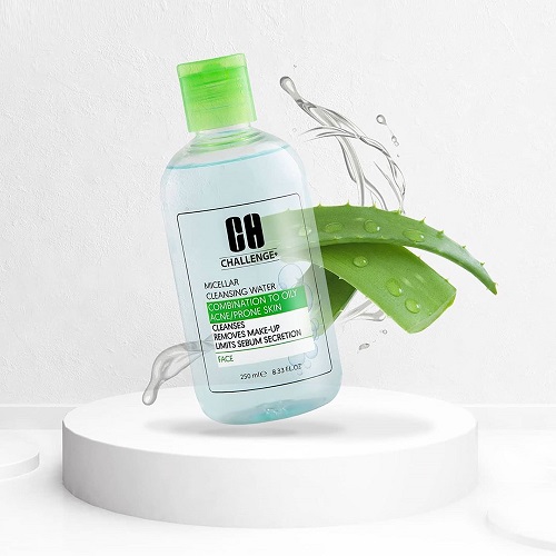 محلول پاک کننده آرایش پوست چرب و آکنه دار چلنج 250 میل - Image 2