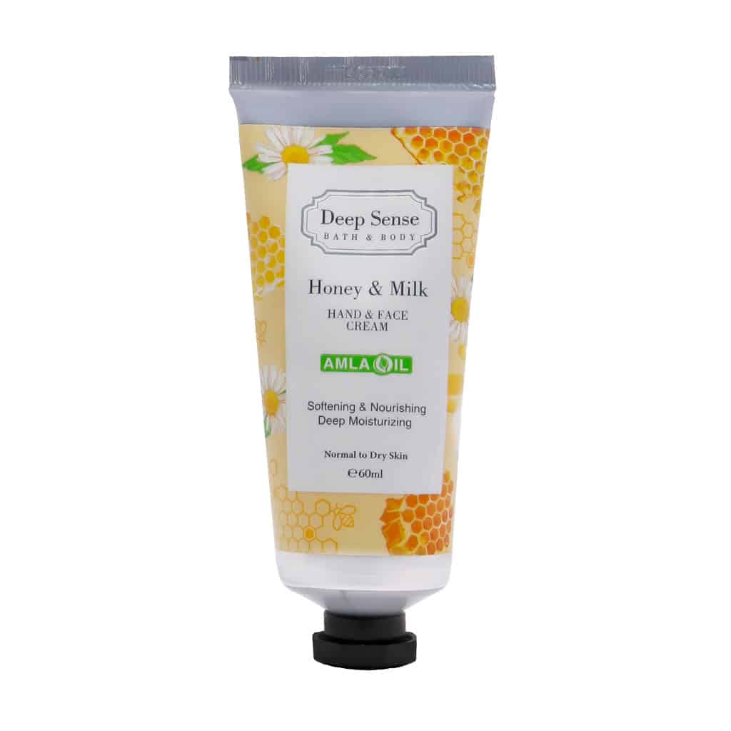 کرم مرطوب کننده دیپ سنس مدل شیر و عسل 