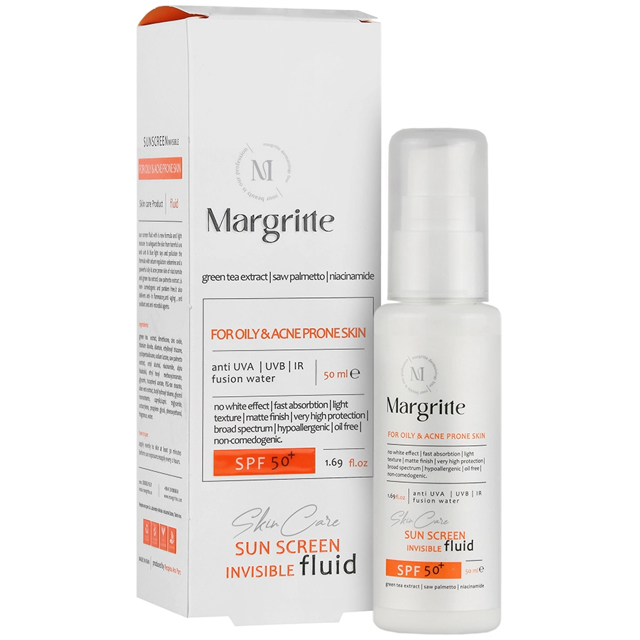 فلویید ضد آفتاب مارگریت پوست چرب و آکنه ای SPF50 مارگریت