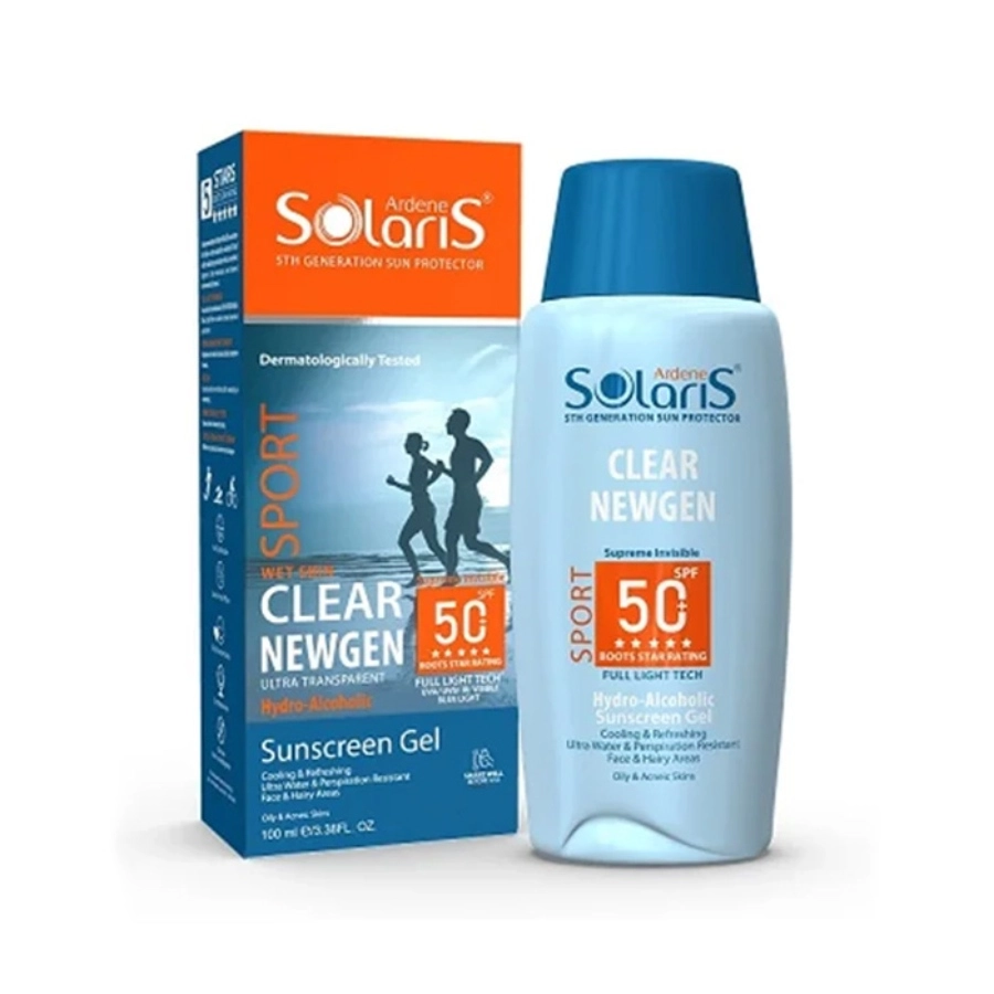 ژل ضد آفتاب هیدروالکلی SPF50 آردن سولاریس کلیر نیوژن